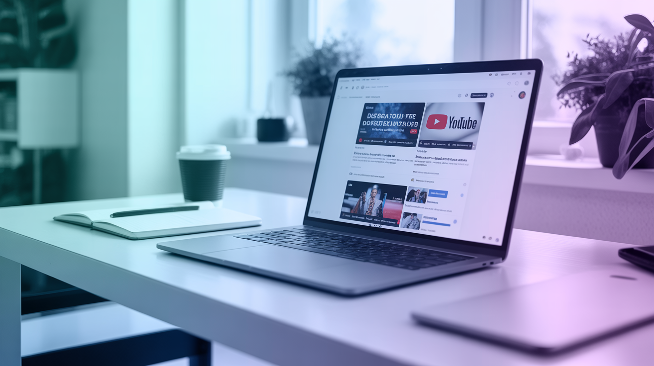 Unhook Chrome extension showing a clean, distraction-free YouTube interface without recommendations or Shorts